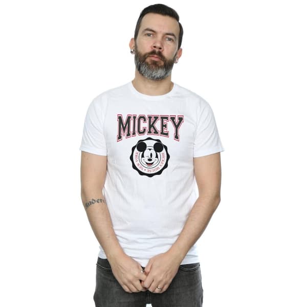 Disney Mens Mickey Mouse New York Seal T-Shirt