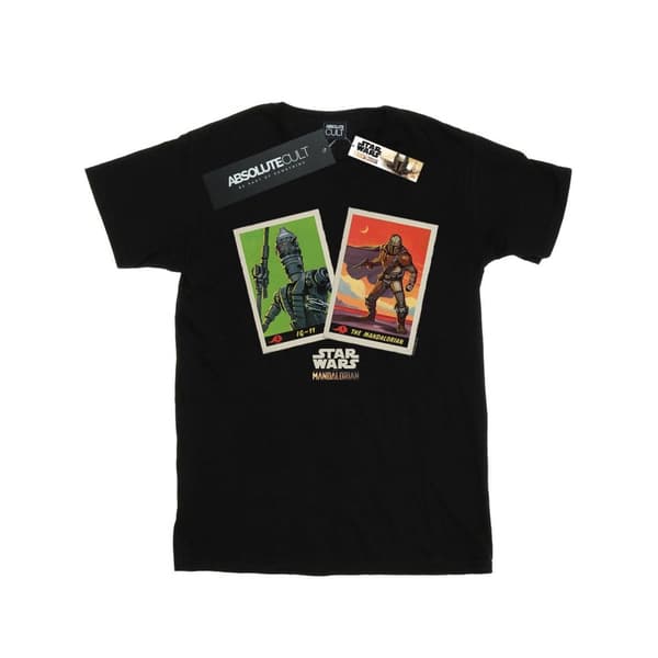 Star Wars Pojkar - The Mandalorian - T-shirt med samlarkort
