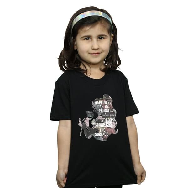 Disney Princess Girls Belle Happiness Cotton T-Shirt