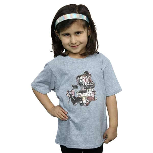 Disney Princess Girls Belle Happiness Cotton T-Shirt