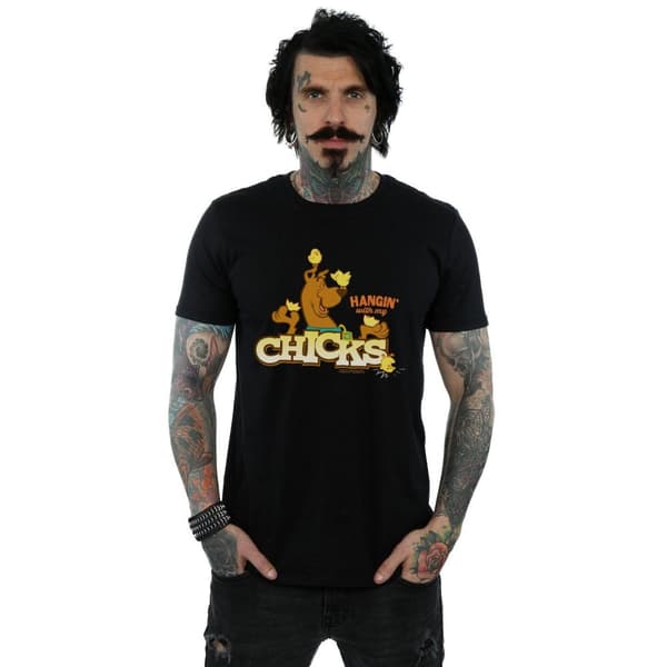Scooby Doo Mens Hangin With My Chicks T-Shirt