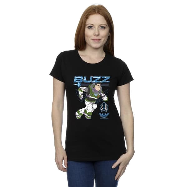 Disney Womens/Ladies Lightyear Buzz Run To Action Cotton T-Shirt
