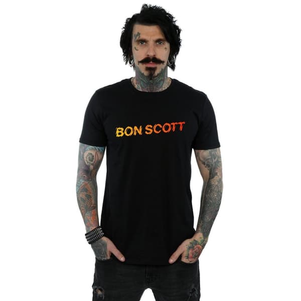 Bon Scott Shattered Logo T-Shirt för män