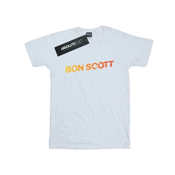 Bon Scott Shattered Logo T-Shirt för män