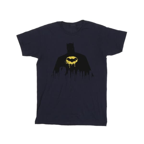 DC Comics Batman Shadow Paint T-shirt i bomull för flickor