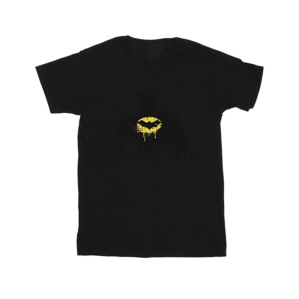 DC Comics Batman Shadow Paint T-shirt i bomull för flickor