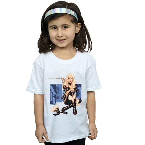 Marvel Girls Black Cat Cover Cotton T-Shirt