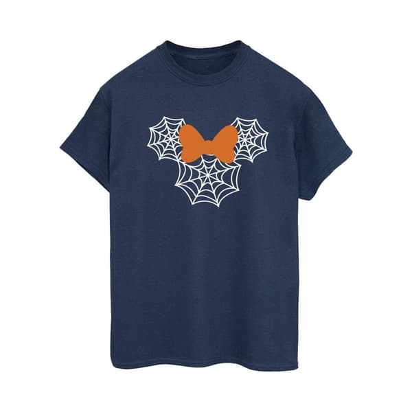 Disney Dam/Lady Minnie Mouse - Boyfriend-t-shirt i bomull med spindelvävshuvud
