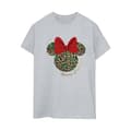 Miniatyrbild 1 av 3: Disney Dam/Lady Minnie Mouse Leopard Christmas Boyfriend T-shirt i bomull