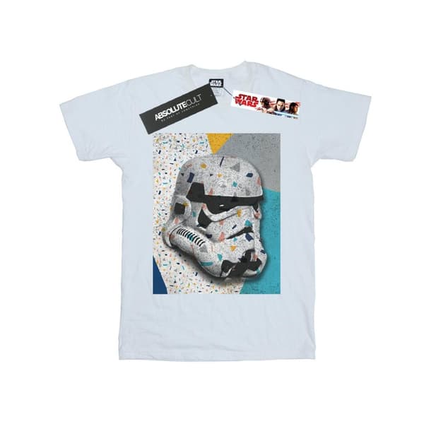 Star Wars Girls Stormtrooper Pattern Helmet Cotton T-Shirt
