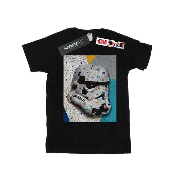 Star Wars Girls Stormtrooper Pattern Helmet Cotton T-Shirt