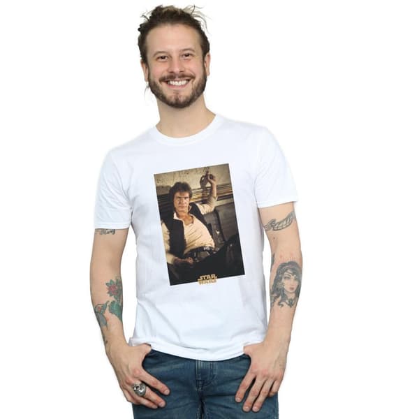 Star Wars Mens Han Solo Mos Eisley T-Shirt