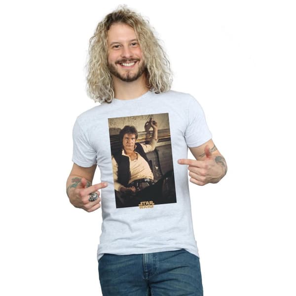 Star Wars Mens Han Solo Mos Eisley T-Shirt