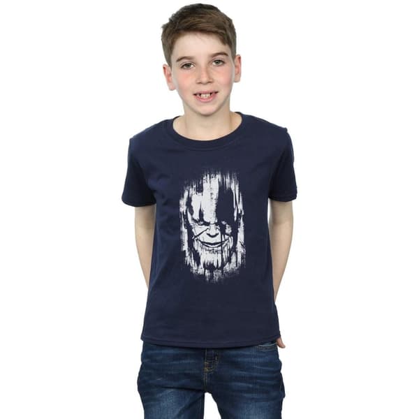 Marvel Pojkar Avengers Infinity War Thanos Face T-shirt