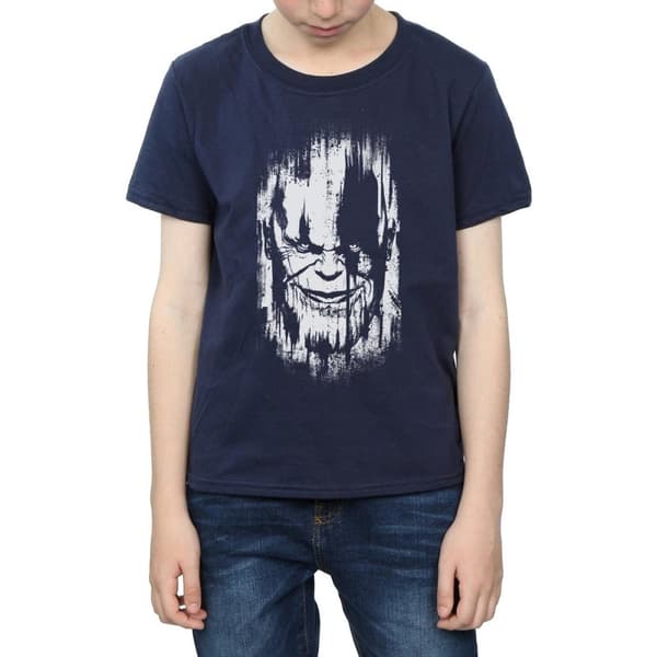 Marvel Boys Avengers Infinity War Thanos Face T-Shirt