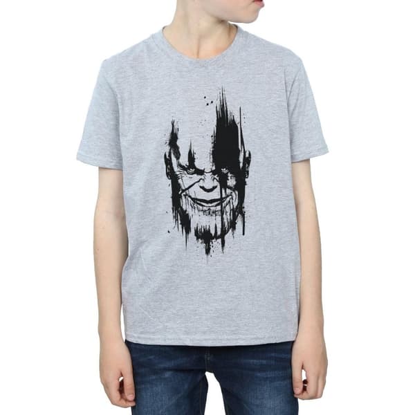 Marvel Boys Avengers Infinity War Thanos Face T-Shirt