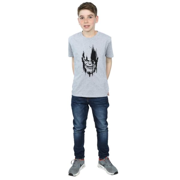 Marvel Boys Avengers Infinity War Thanos Face T-Shirt