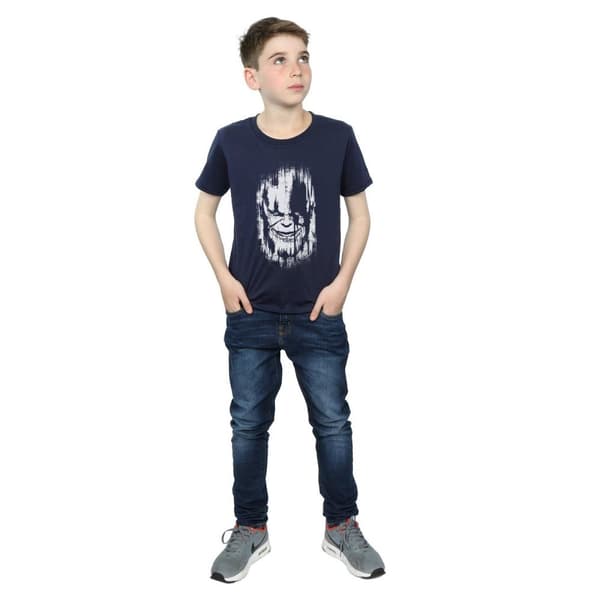 Marvel Boys Avengers Infinity War Thanos Face T-Shirt