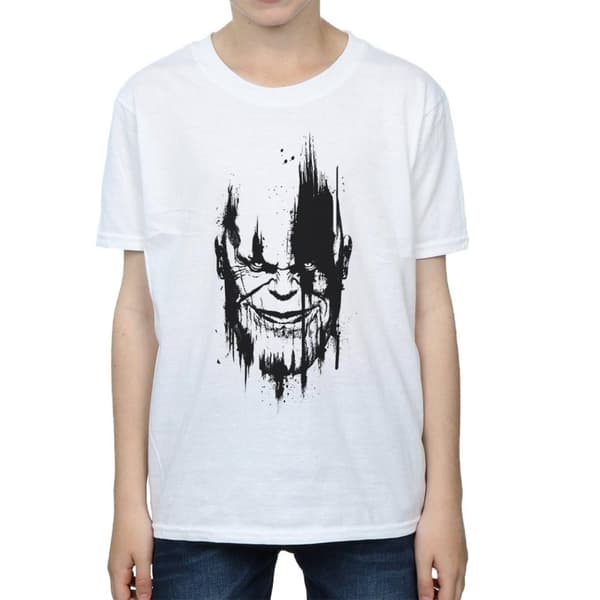 Marvel Boys Avengers Infinity War Thanos Face T-Shirt
