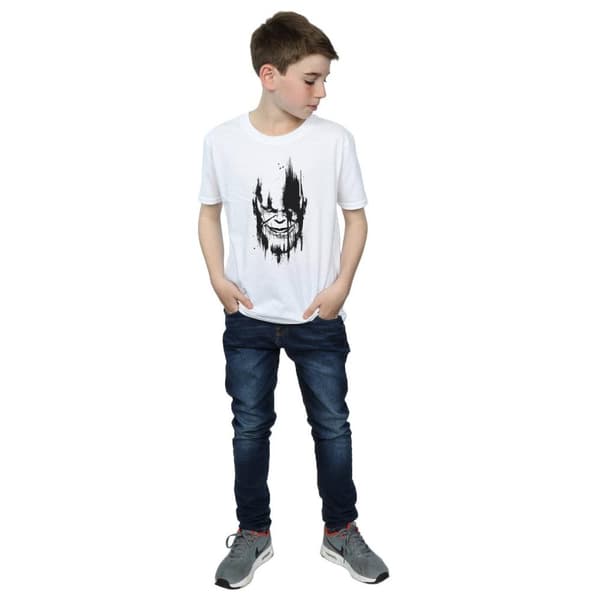 Marvel Boys Avengers Infinity War Thanos Face T-Shirt