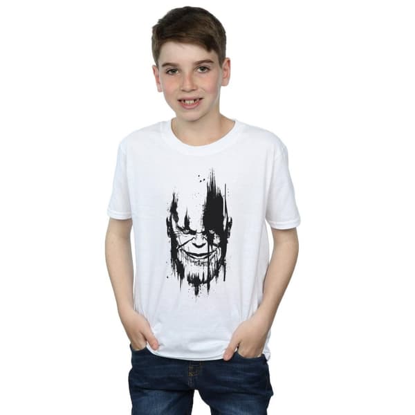 Marvel Boys Avengers Infinity War Thanos Face T-Shirt