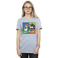 Miniatyrbild 2 av 3: Disney Dam/Tjej Musse Pigg Donald Clothes Swap Bomull Boyfriend T-shirt