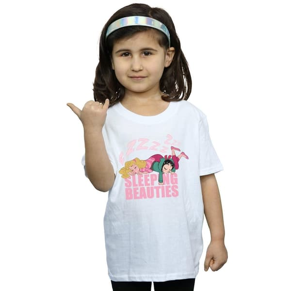 Disney Girls Wreck It Ralph Aurora And Vanellope Cotton T-Shirt