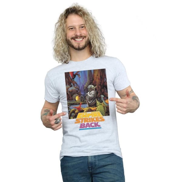 Star Wars T-shirt med Yoda-affisch för herrar
