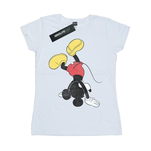 Disney Dam/Tjej Musse Pigg upp och ner t-shirt i bomull