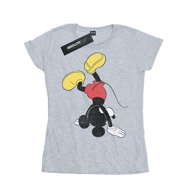 Disney Dam/Tjej Musse Pigg upp och ner t-shirt i bomull