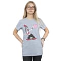 Miniatyrbillede 2 af 3: Disney Womens/Ladies Goofy Love Heart Cotton Boyfriend T-Shirt