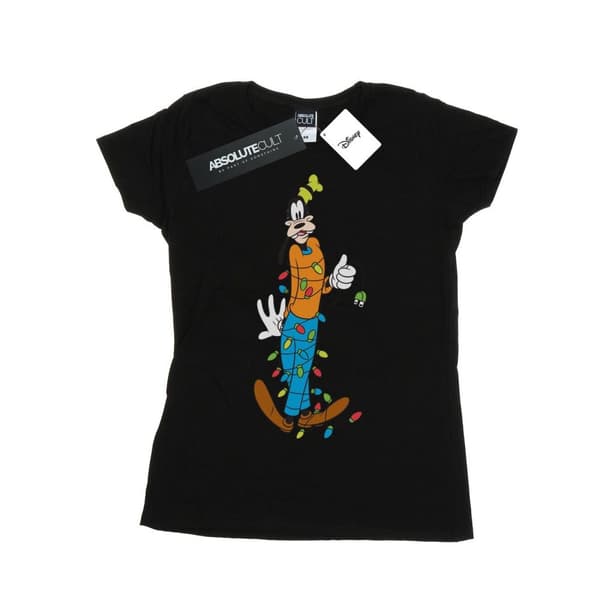 Disney Dam/Tjej - Goofy Christmas Lights - Bomulls-T-shirt