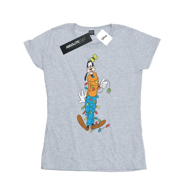 Disney Dam/Tjej - Goofy Christmas Lights - Bomulls-T-shirt