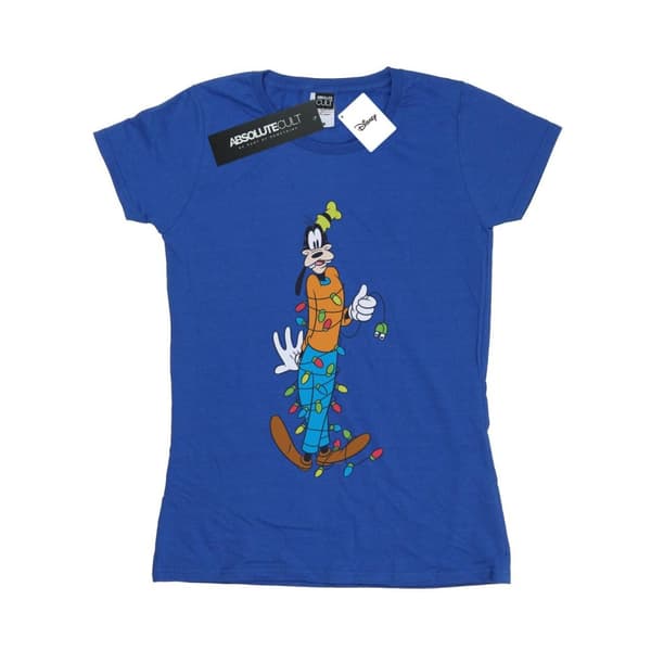 Disney Dam/Tjej - Goofy Christmas Lights - Bomulls-T-shirt