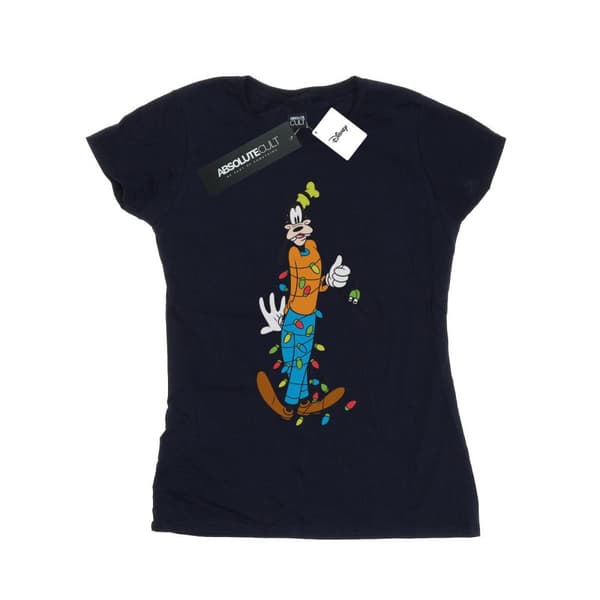 Disney Dam/Tjej - Goofy Christmas Lights - Bomulls-T-shirt