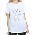 Miniatyrbilde 3 av 5: Disney Womens/Ladies Goofy Classic Baseball Cotton Boyfriend T-Shirt