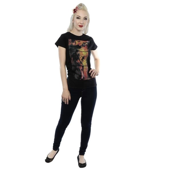 Star Wars Womens/Ladies Rogue One Jyn Comic Strip Cotton T-Shirt