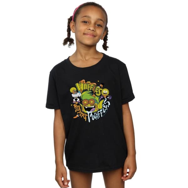 DC Comics Teen Titans Go Waffle Mania T-shirt i bomull för flickor