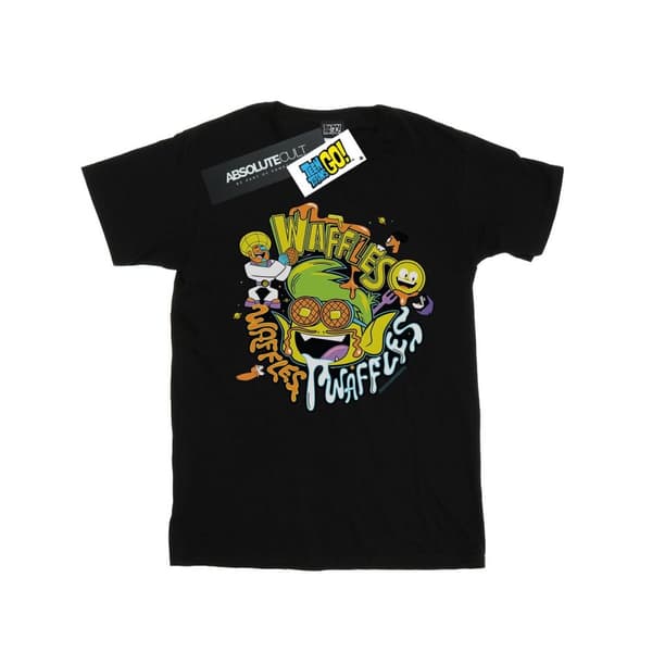 DC Comics Teen Titans Go Waffle Mania T-shirt i bomull för flickor