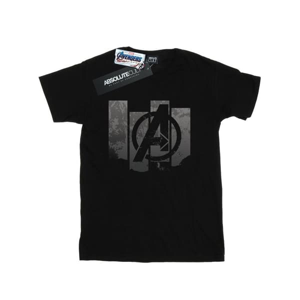 Marvel Womens/Ladies Avengers Endgame Panel Logo Cotton Boyfriend T-Shirt