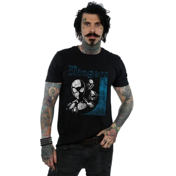 Marvel Mens Spider-Man Web Slingers T-Shirt
