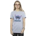 Miniatyrbild 2 av 3: Disney Dam/Lillo And Stitch Ohana Circle Boyfriend T-shirt i bomull