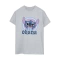 Miniatyrbild 1 av 3: Disney Dam/Lillo And Stitch Ohana Circle Boyfriend T-shirt i bomull