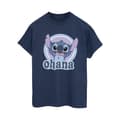 Miniatyrbild 1 av 3: Disney Dam/Lillo And Stitch Ohana Circle Boyfriend T-shirt i bomull