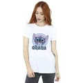 Miniatyrbild 2 av 3: Disney Dam/Lillo And Stitch Ohana Circle Boyfriend T-shirt i bomull