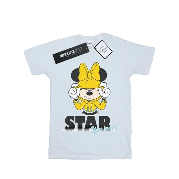 Disney Womens/Ladies Mickey Mouse Star You Are Cotton Boyfriend T-Shirt