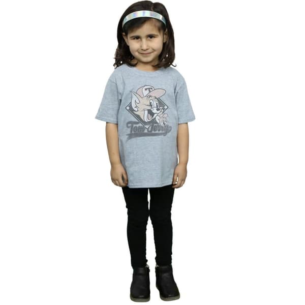 Tom And Jerry Girls Baseball Caps Cotton T-Shirt