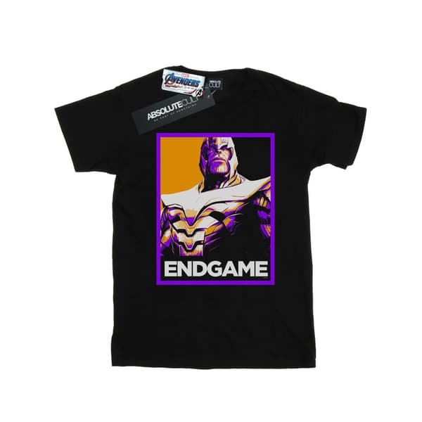 Marvel Mens Avengers Endgame Thanos Poster T-Shirt