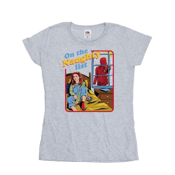 Netflix Womens/Ladies Stranger Things Naughty List Cotton T-Shirt