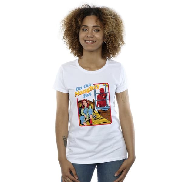 Netflix Womens/Ladies Stranger Things Naughty List Cotton T-Shirt